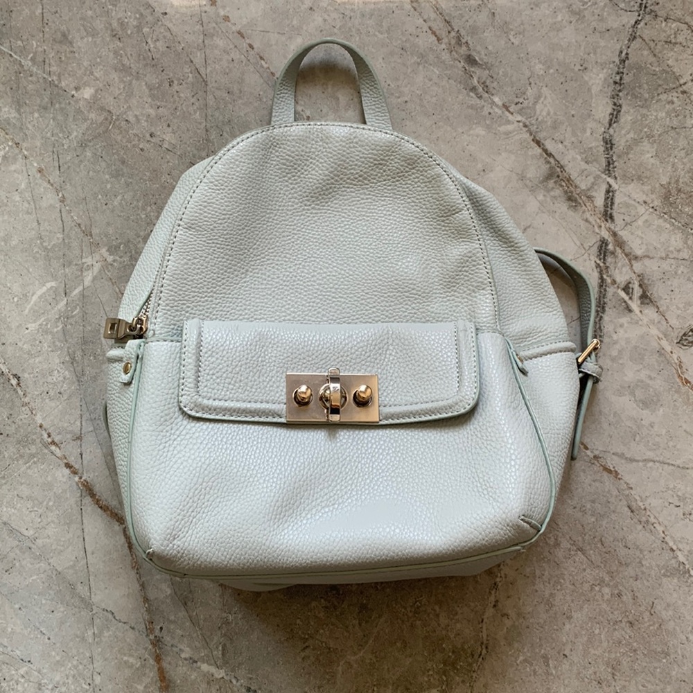 Like new Zara backpack light blue